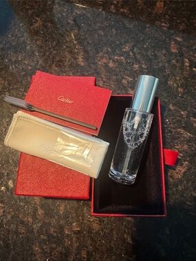 Cartier Red Box with jewelry cleaner